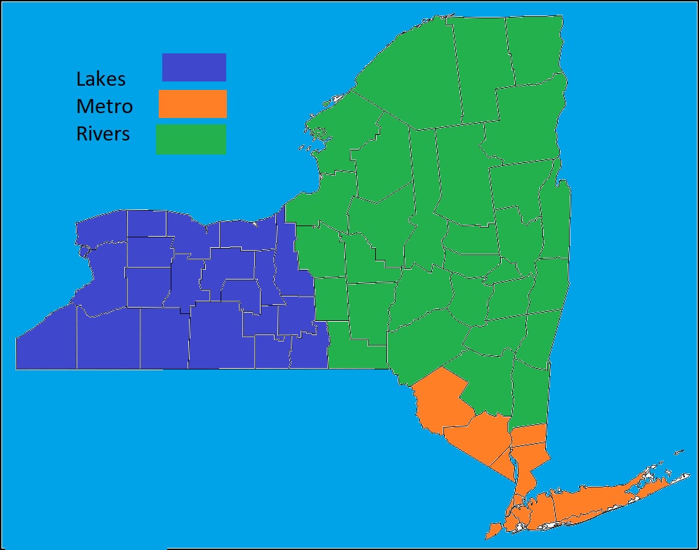 Map of NY Boundaries 